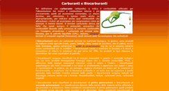 Desktop Screenshot of biocarburanti.net
