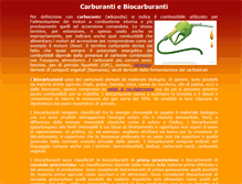 Tablet Screenshot of biocarburanti.net